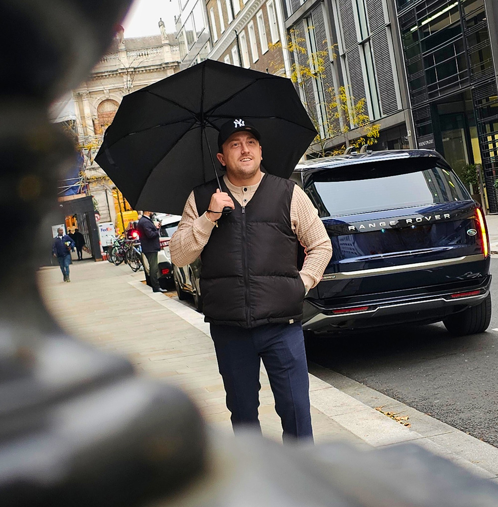 Men's Manual Folding Umbrella