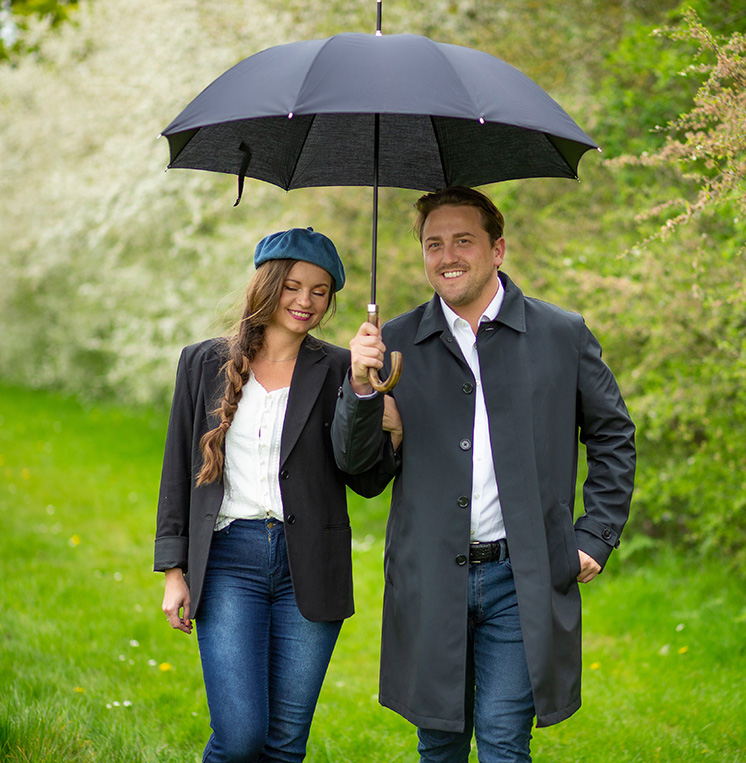 Parapluie de marche manuel pour hommes