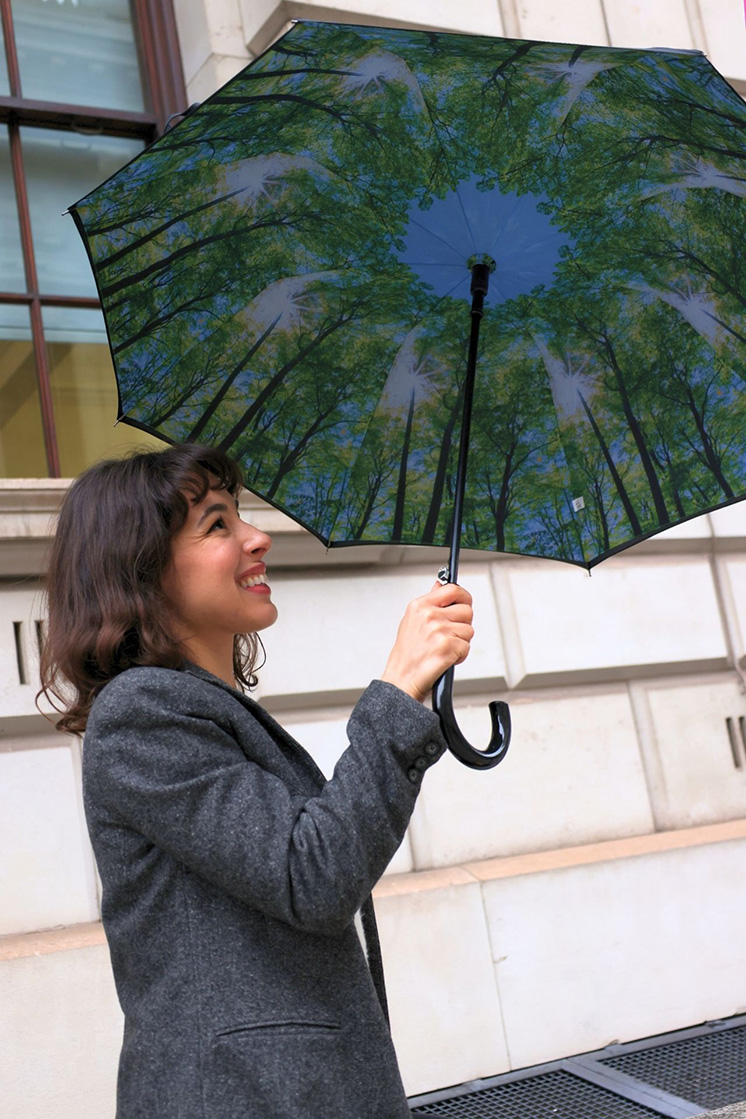 Women's automatic folding umbrella