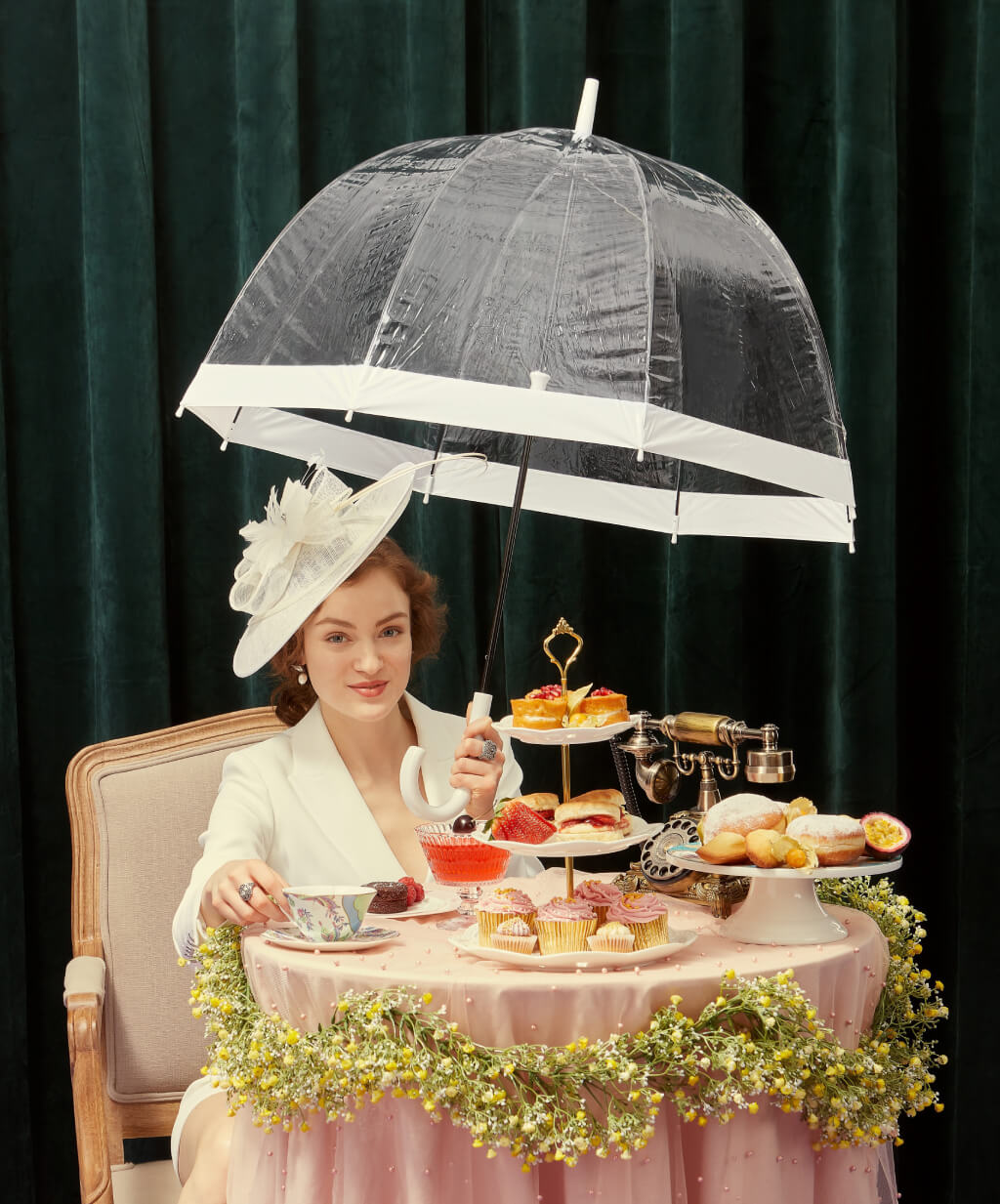 L041 Birdcage White Open